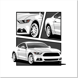 Mustang gt500 Posters and Art